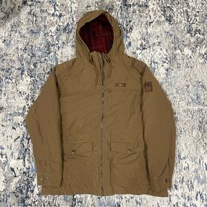 columbia flannel lined outerwear jacket